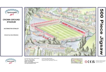 Crown Ground Stadium Fine Art Jigsaw Puzzle - Accrington Stanley FC